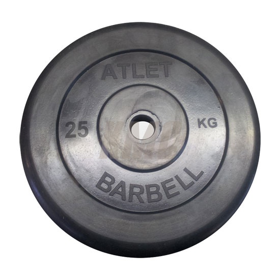 MB Barbell Atlet 51 мм - 25 кг из каталога дисков, грифов, гантелей, штанг в Ростове-на-Дону по цене 11292 ₽