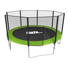 Unix Line Simple 10Ft / 305 см (Green) outside из каталога батутов с защитной сеткой в Ростове-на-Дону по цене 19980 ₽