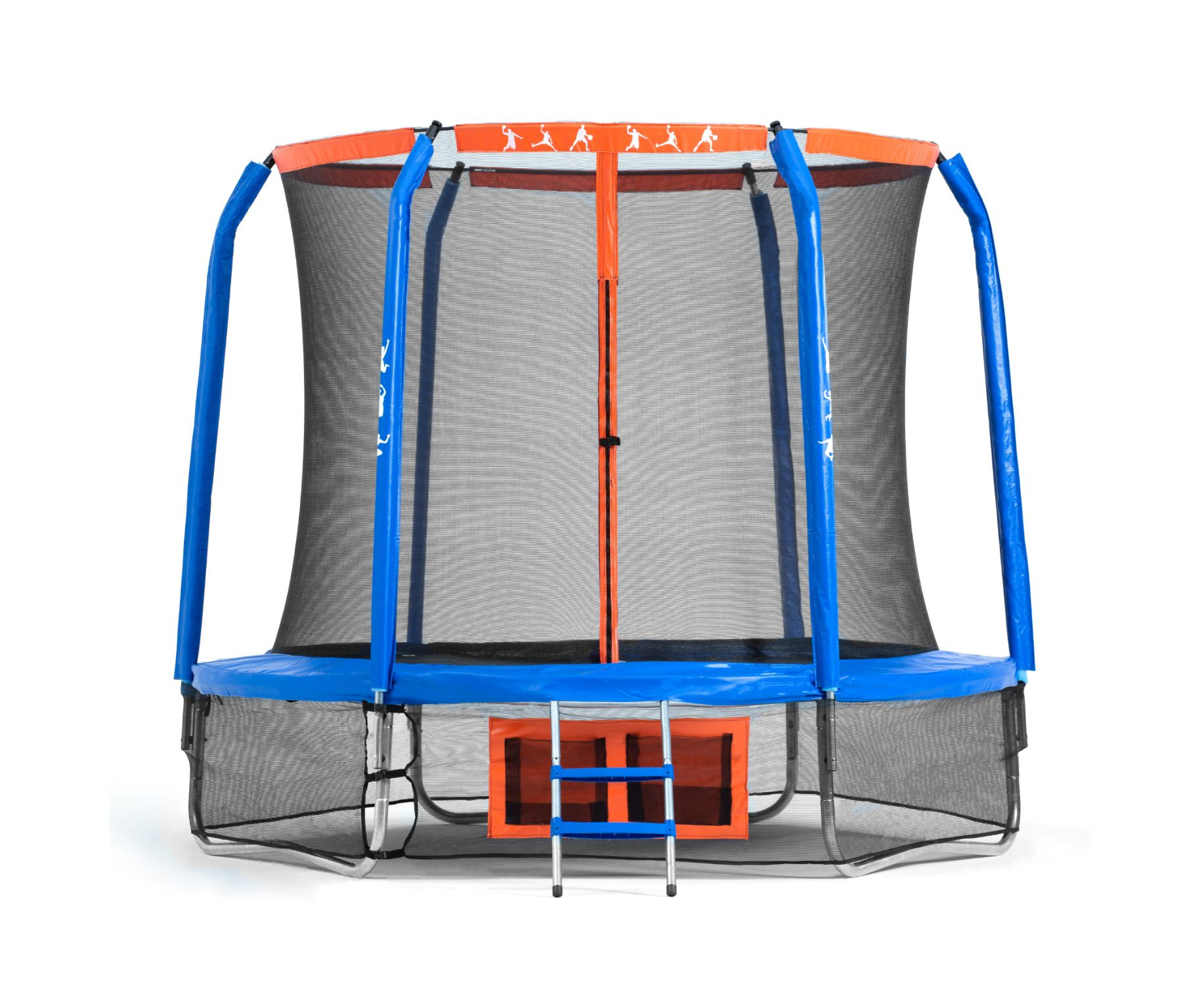 Батут с защитной сеткой DFC Jump Basket 14Ft