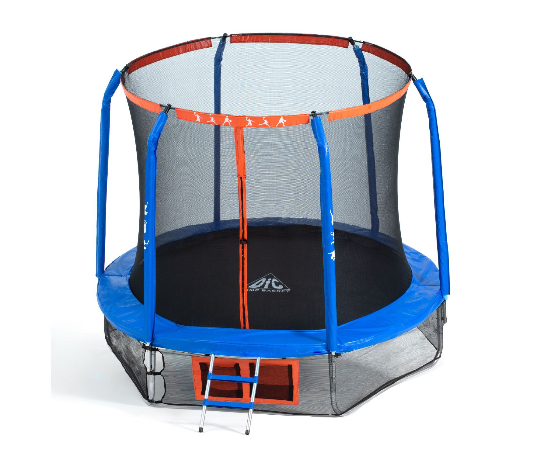 Батут с защитной сеткой DFC Jump Basket 16Ft