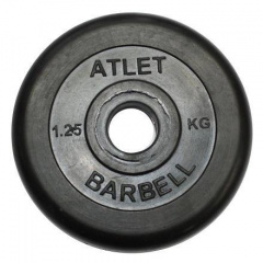 MB Barbell Atlet - 31 мм - 1.25 кг из каталога дисков для штанги с посадочным диаметром 30 мм.  в Ростове-на-Дону по цене 670 ₽