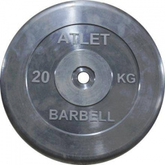 MB Barbell Atlet - 31 мм - 20 кг из каталога дисков для штанги с посадочным диаметром 30 мм.  в Ростове-на-Дону по цене 5870 ₽