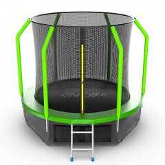 Evo Jump Cosmo 8ft (Green) + Lower net. из каталога батутов с защитной сеткой в Ростове-на-Дону по цене 20400 ₽