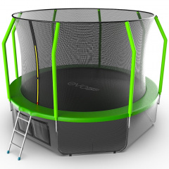 Батут с защитной сеткой Evo Jump Cosmo 12ft (Green) + Lower net в Ростове-на-Дону по цене 35990 ₽