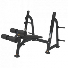 Bronze Gym BR-1013 с отрицательным наклоном из каталога скамей со стойкой в Ростове-на-Дону по цене 115990 ₽