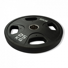 Bronze Gym обрезиненный черный 25 кг  BG-PA-PL-P250 из каталога дисков для штанги с посадочным диаметром 50 мм. в Ростове-на-Дону по цене 8840 ₽