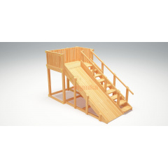 Wood 3 в Ростове-на-Дону по цене 78000 ₽ в категории зимние деревянные горки Савушка