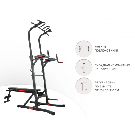 Рендер-10 для UnixFit Power Tower 150 со скамьей