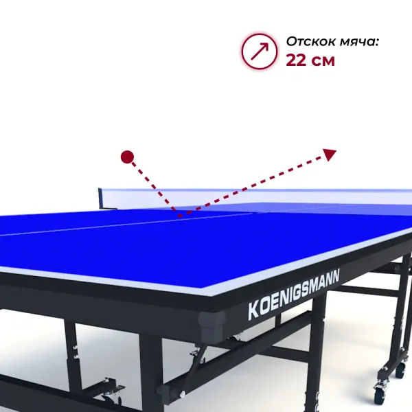 Теннисный стол всепогодный Koenigsmann TT Outdoor 1.0 Blue