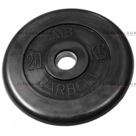 Рендер-0 для MB Barbell черный - 30 мм - 20 кг