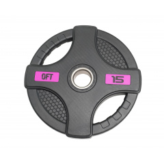 Original FitTools черный с двумя хватами 15 кг из каталога прямых грифов для штанги в Ростове-на-Дону по цене 7491 ₽