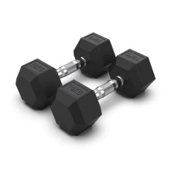 VictoryFit гексагональная VF-H100 (10 кг) 1 шт. из каталога обрезиненных гантелей в Ростове-на-Дону по цене 2980 ₽