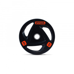 Ziva 25 кг ZIVA ZVO-DCRB-2307 серии ZVO резиновое покрытие из каталога дисков для штанги с посадочным диаметром 50 мм. в Ростове-на-Дону по цене 9780 ₽
