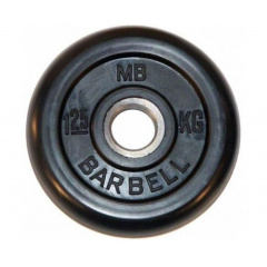 MB Barbell обрезиненный (металлическая втулка) 1.25 кг / диаметр 26 мм из каталога дисков для штанги с посадочным диаметром 26 мм.  в Ростове-на-Дону по цене 1170 ₽