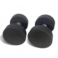 UnixFit PRO круглая 22,5 кг DBRND22_5PBK из каталога обрезиненных гантелей в Ростове-на-Дону по цене 7570 ₽