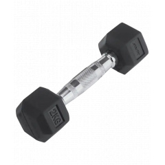 StarFit гексагональная 2 кг DB-301 из каталога обрезиненных гантелей в Ростове-на-Дону по цене 940 ₽