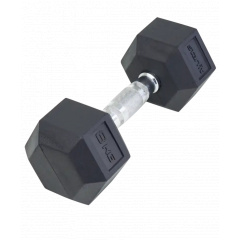 StarFit гексагональная 8 кг DB-301 из каталога обрезиненных гантелей в Ростове-на-Дону по цене 3060 ₽
