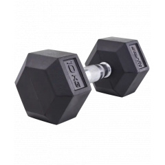 StarFit гексагональная 10 кг DB-301 из каталога обрезиненных гантелей в Ростове-на-Дону по цене 4000 ₽