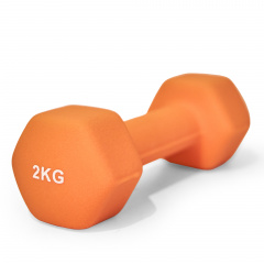 UnixFit 2 кг Orange DBNEO2OG из каталога неопреновых  гантелей в Ростове-на-Дону по цене 940 ₽