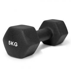 UnixFit 5 кг Black DBNEO5BK из каталога неопреновых  гантелей в Ростове-на-Дону по цене 2130 ₽