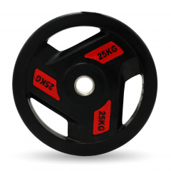 UnixFit PRO 25 кг, 51 мм DG25RUBPRD из каталога дисков для штанги с посадочным диаметром 50 мм. в Ростове-на-Дону по цене 10970 ₽