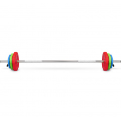 Bronze Gym Бодипамп (гриф, весовые диски 2X1,25КГ, 2X2, 5КГ, 2X5КГ, ПАРА ЗАМКОВ) из каталога штанг в Ростове-на-Дону по цене 9100 ₽
