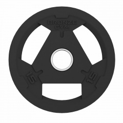 Bronze Gym 25 кг BGPLR250 из каталога дисков для штанги с посадочным диаметром 50 мм. в Ростове-на-Дону по цене 8500 ₽