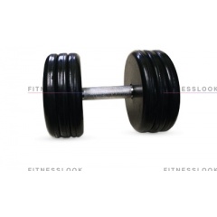MB Barbell классик - 35 кг из каталога обрезиненных гантелей в Ростове-на-Дону по цене 7083 ₽