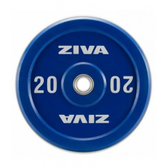 Ziva XP Competition Colored Rubber Bumper 20kg из каталога дисков для штанги с посадочным диаметром 50 мм. в Ростове-на-Дону по цене 18960 ₽