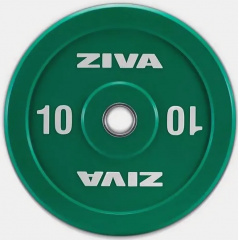 Ziva XP Competition Colored Rubber Bumper 10 kg из каталога дисков для штанги с посадочным диаметром 50 мм. в Ростове-на-Дону по цене 10540 ₽