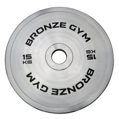 Bronze Gym 15 кг BGPLST150 из каталога дисков (блинов) для штанг и гантелей в Ростове-на-Дону по цене 12160 ₽