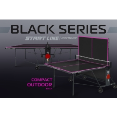 Start Line Compact-2 LX Всепогодный Black из каталога теннисных столов в Ростове-на-Дону по цене 43490 ₽