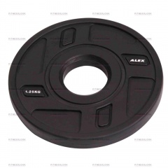 AeroFit Alex полиуретановый 50 мм -  1.25 кг из каталога дисков для штанги с посадочным диаметром 50 мм. в Ростове-на-Дону по цене 1587 ₽