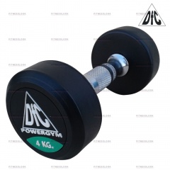 DFC PowerGym пара - 4 кг из каталога обрезиненных гантелей в Ростове-на-Дону по цене 2550 ₽