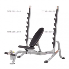 Hoist HF-5170 7 Position FID Bench - со стойками из каталога скамей со стойкой в Ростове-на-Дону по цене 143480 ₽