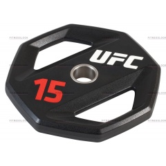 UFC олимпийский 15 кг 50 мм из каталога дисков (блинов) для штанг и гантелей в Ростове-на-Дону по цене 24910 ₽