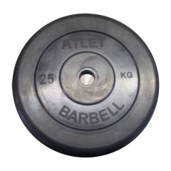 MB Barbell Atlet 51 мм - 25 кг из каталога тренажеров на свободных весах в Ростове-на-Дону по цене 8630 ₽
