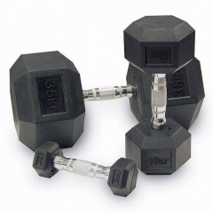 Body Solid гексагональная 9 кг. SDRK9 из каталога обрезиненных гантелей в Ростове-на-Дону по цене 4420 ₽